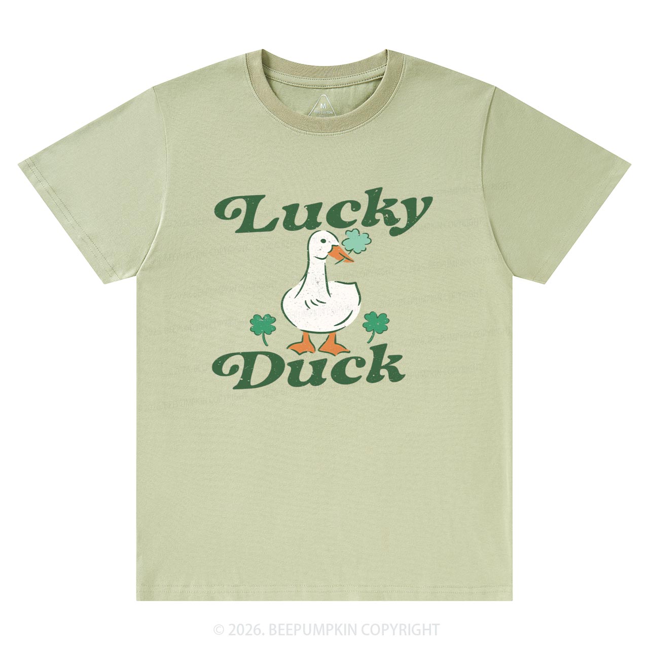Lucky Duck St Patrick's Day T-Shirts Beepumpkin