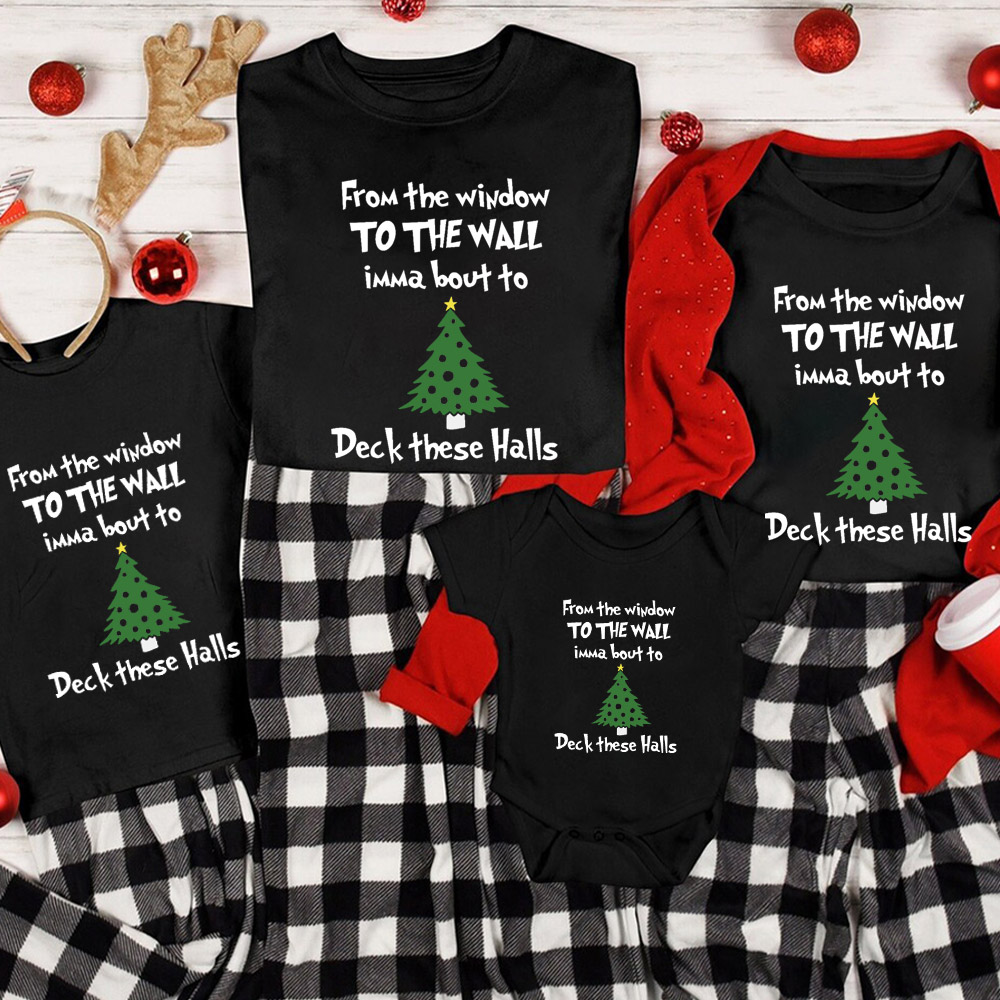Deck These Halls Christmas Family Matching Shirt