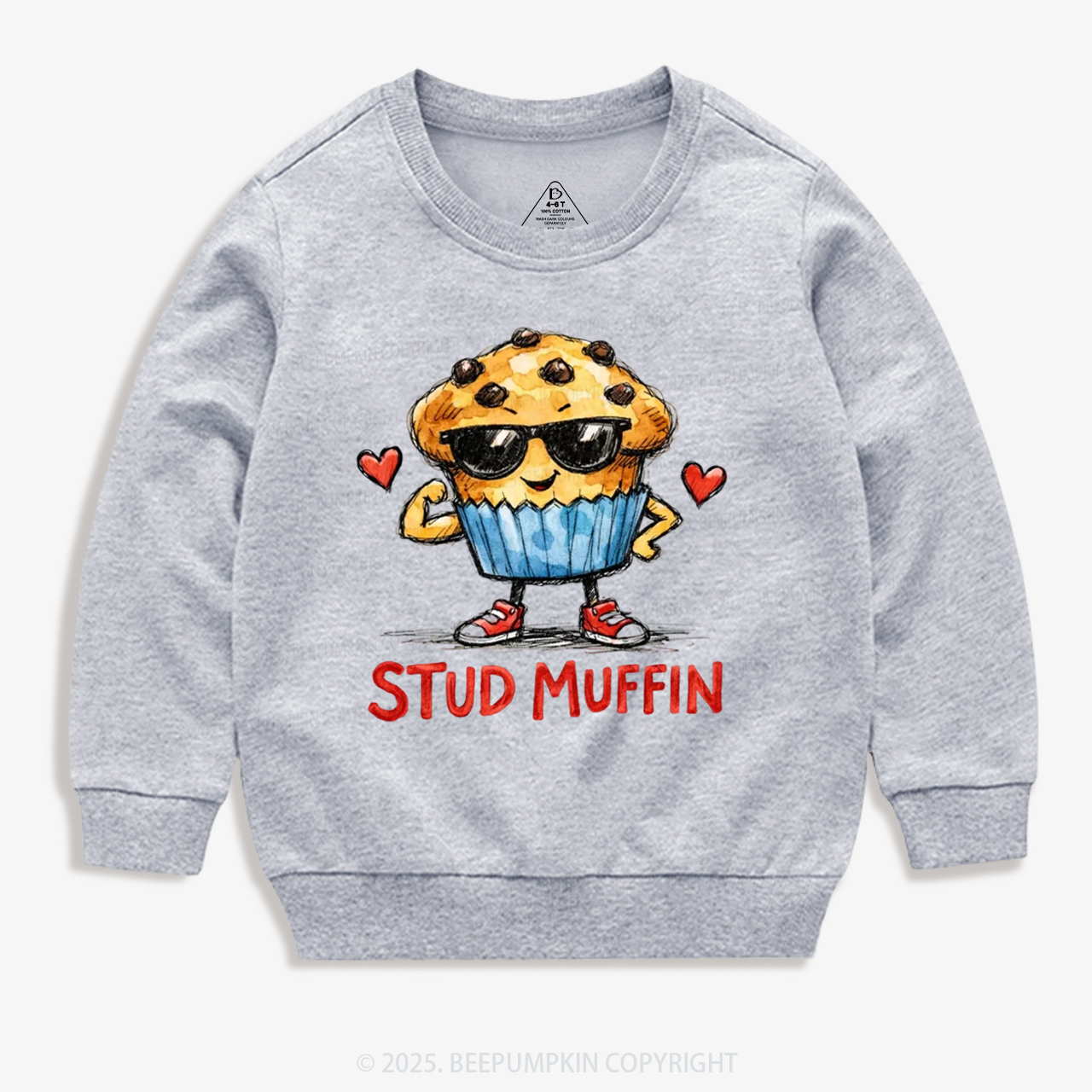 Stud Muffin Valentine's Day Kid's Sweatshirt