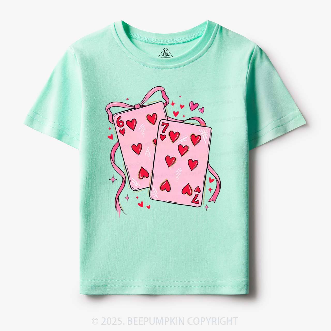 Playing Cards Valentine's Day 67 Toddler&Kid's Tees Beepumpkin