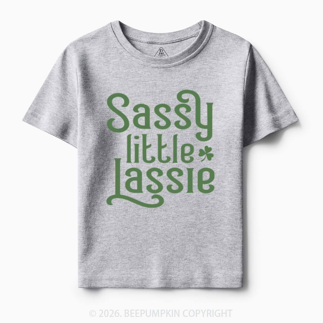 Sassy Little Lassie St. Patrick's Day Toddler&Kid's Tees Beepumpkin