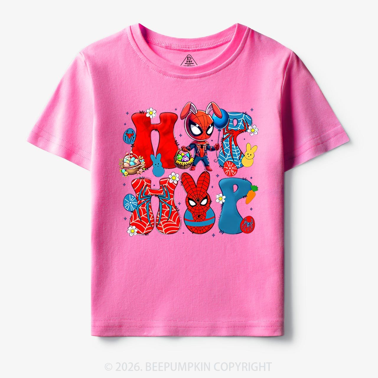Cartoon Easter Bunny Toddler&Kid's Tees Beepumpkin