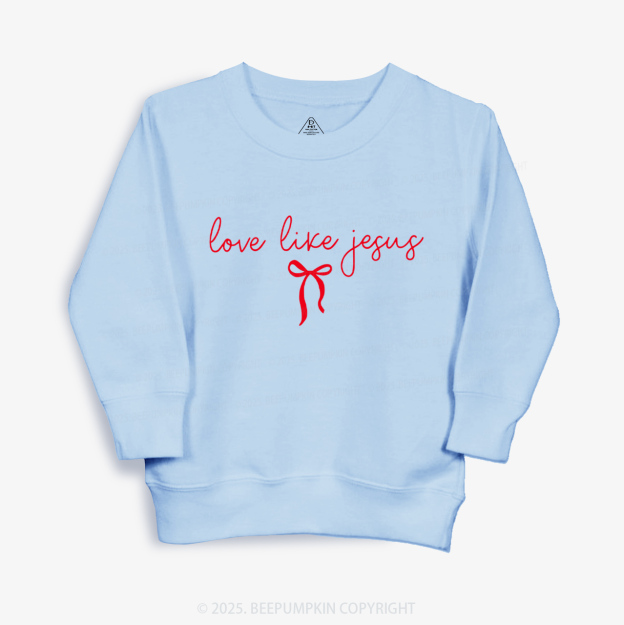 Love Like Jesus Valentine's Day Kid's Sweatshirt