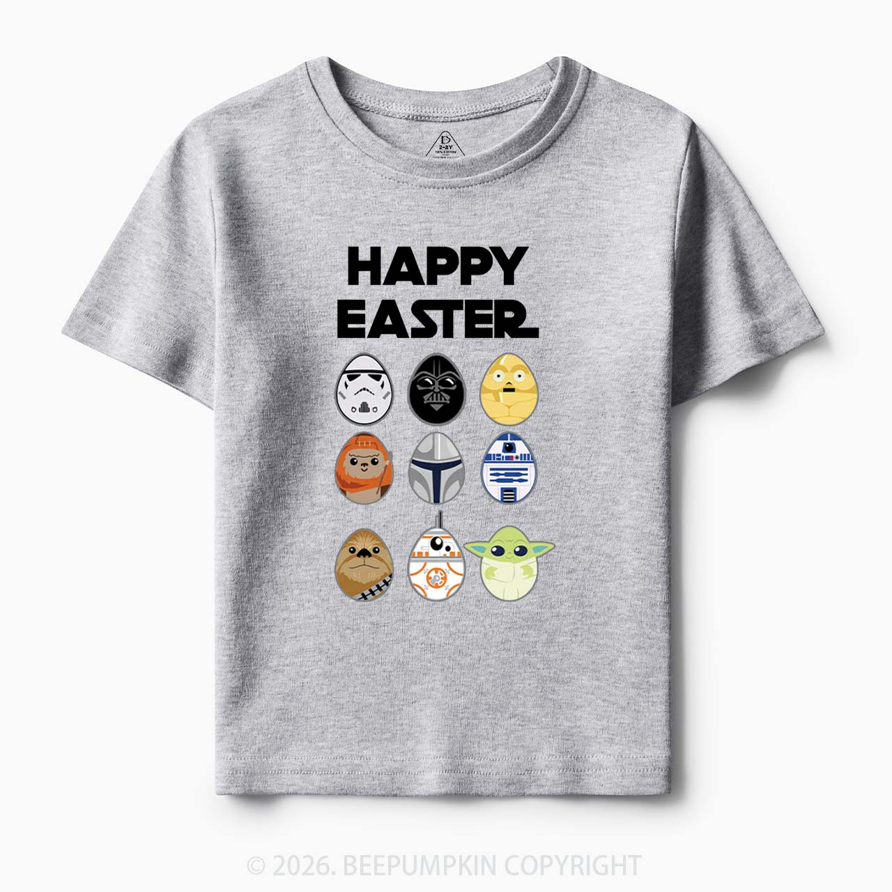 Easter Funny Trooper Eggpire Toddler&Kid's Tees