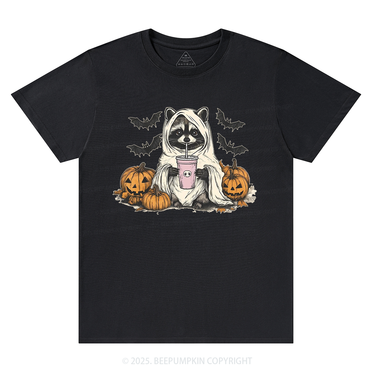 Halloween Racoon T-Shirts Beepumpkin