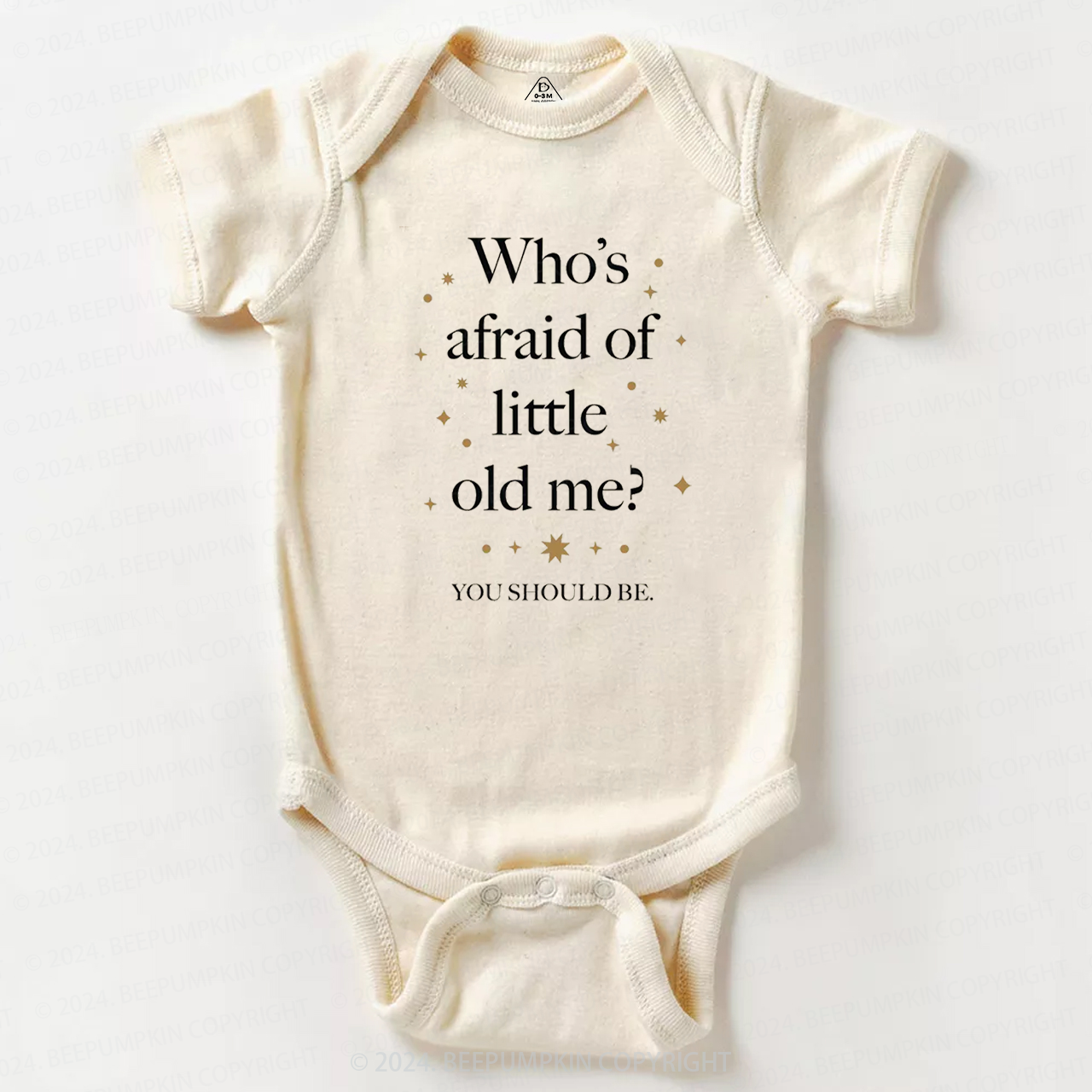 Who’s Afraid of Little Old Me? Bodysuit For Baby Beepumpkin