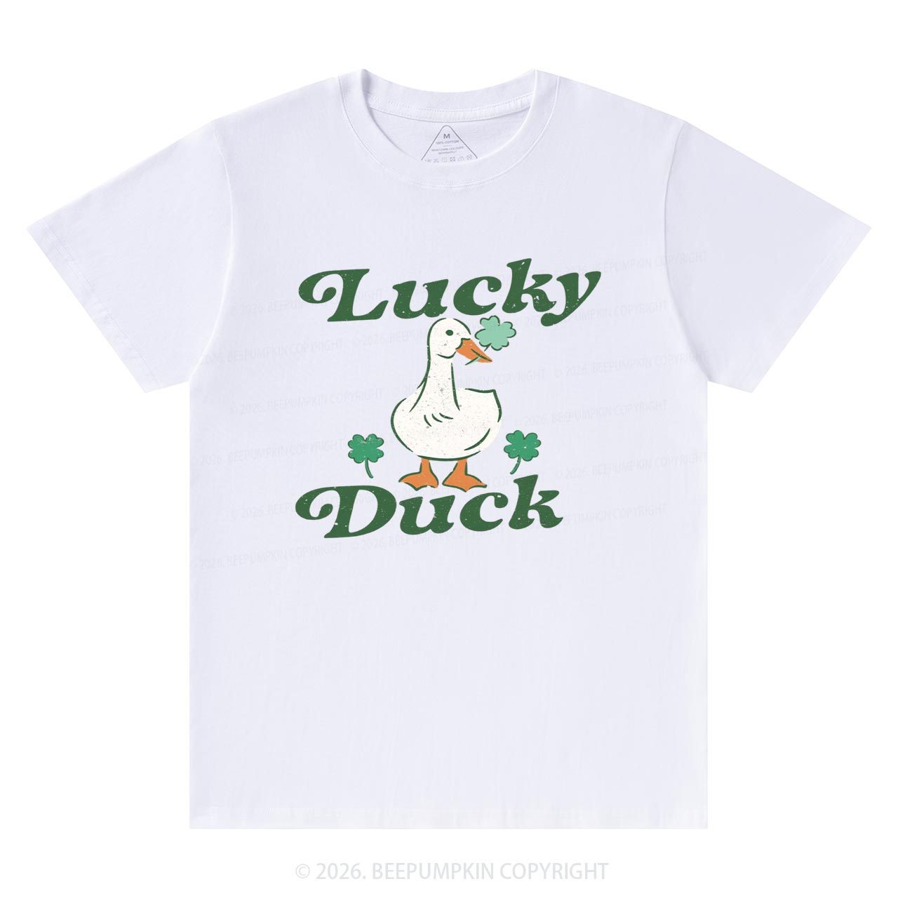 Lucky Duck St Patrick's Day T-Shirts Beepumpkin
