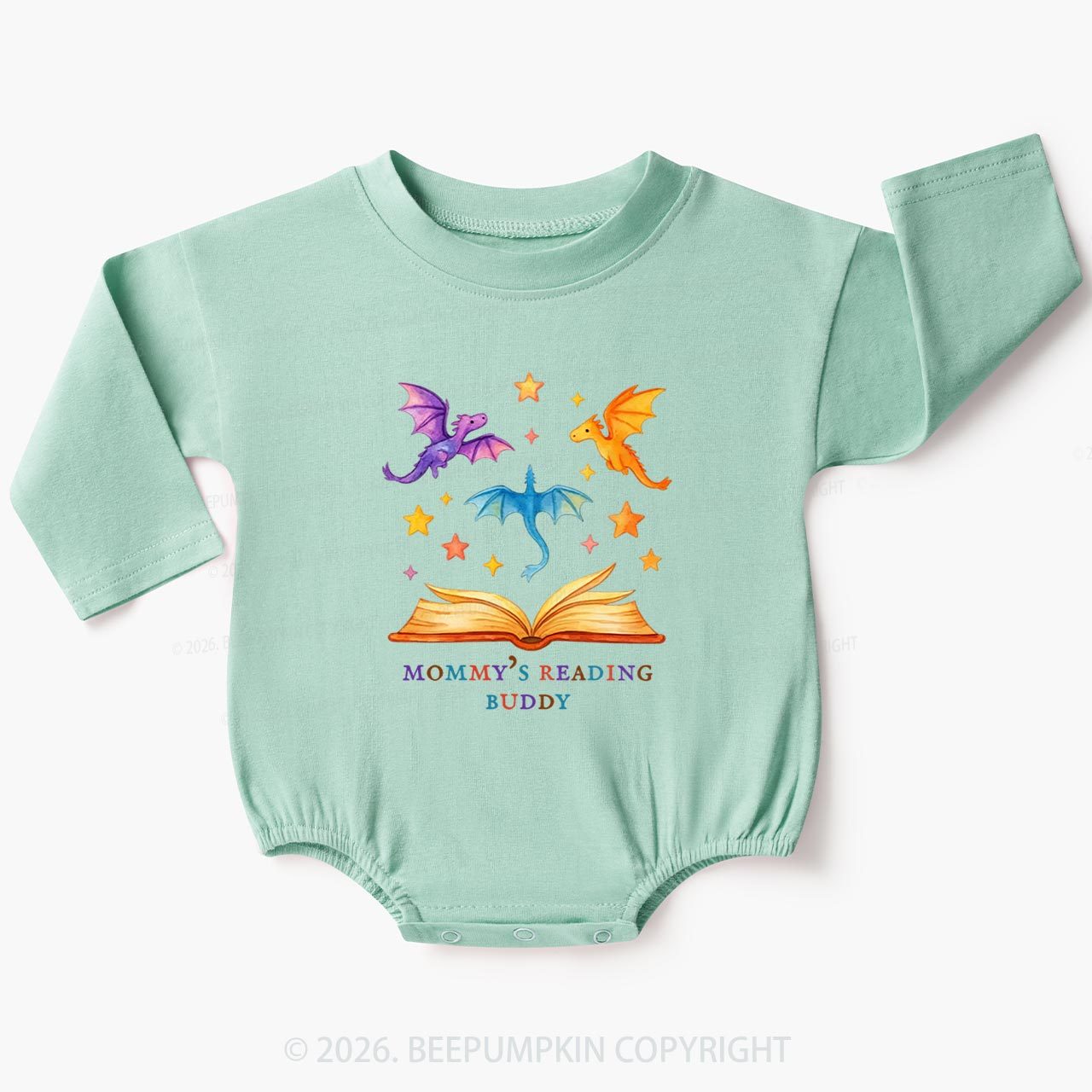 Mommy's Reading Buddy Baby Bubble Romper