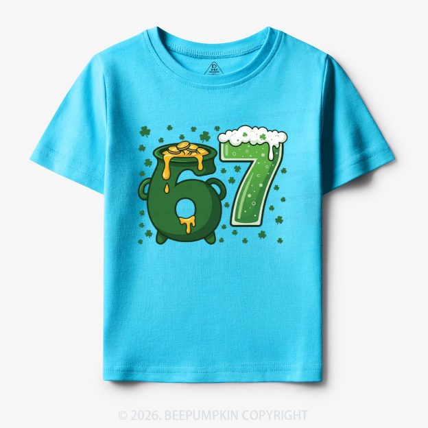 Six Seven St Patrick's Day Toddler&Kid's Tees Beepumpkin
