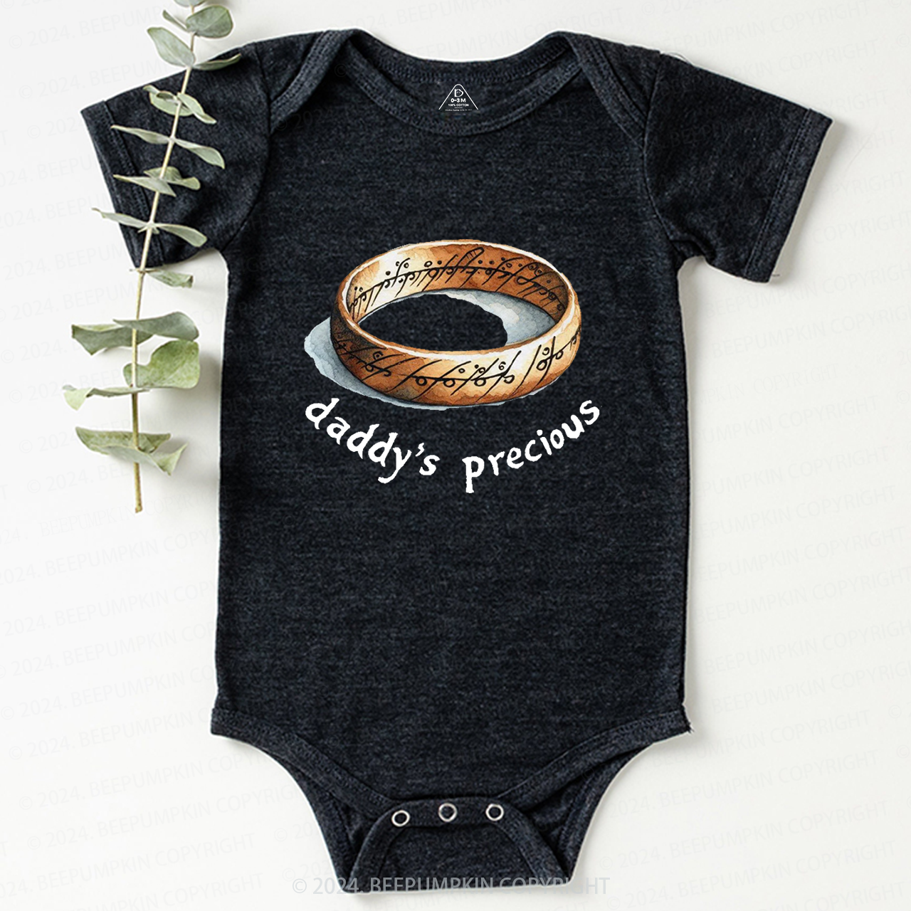 Daddy's Precious Bodysuit For Baby Beepumpkin