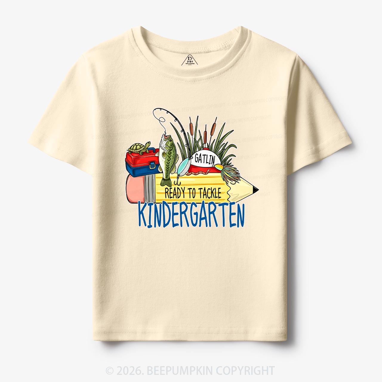 Personalized Fish Pencil Back To School Toddler&Kid's Tees