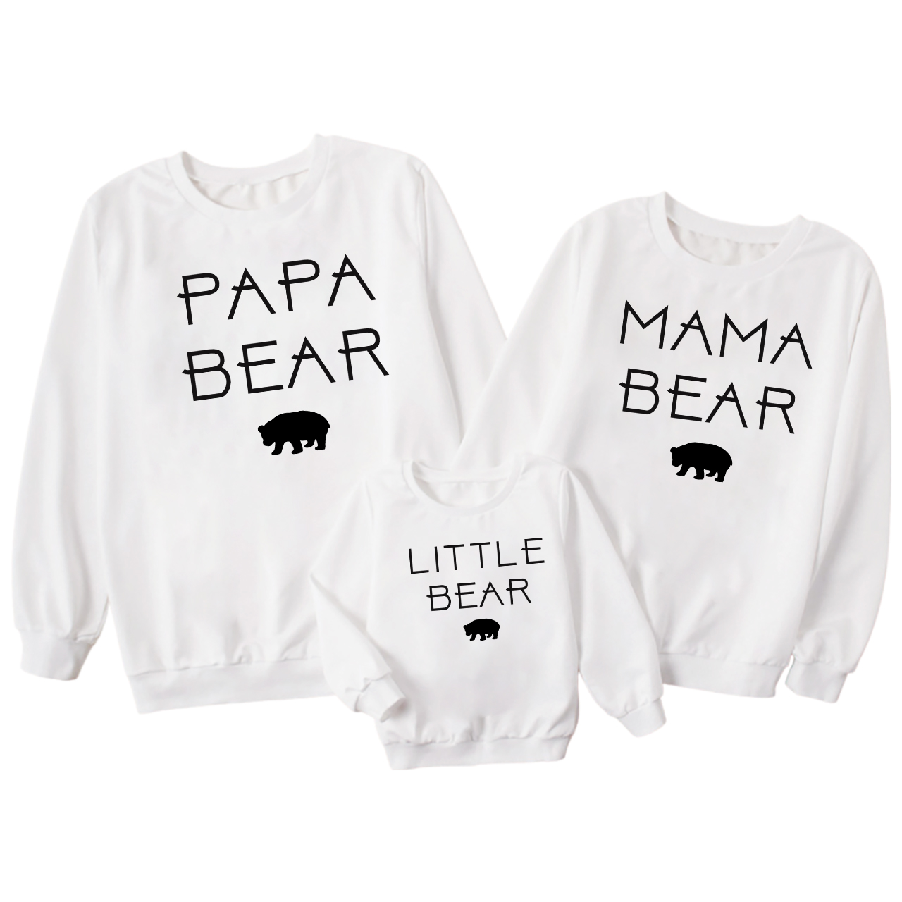 Bear Family Daily Family Matching Sweatshirts