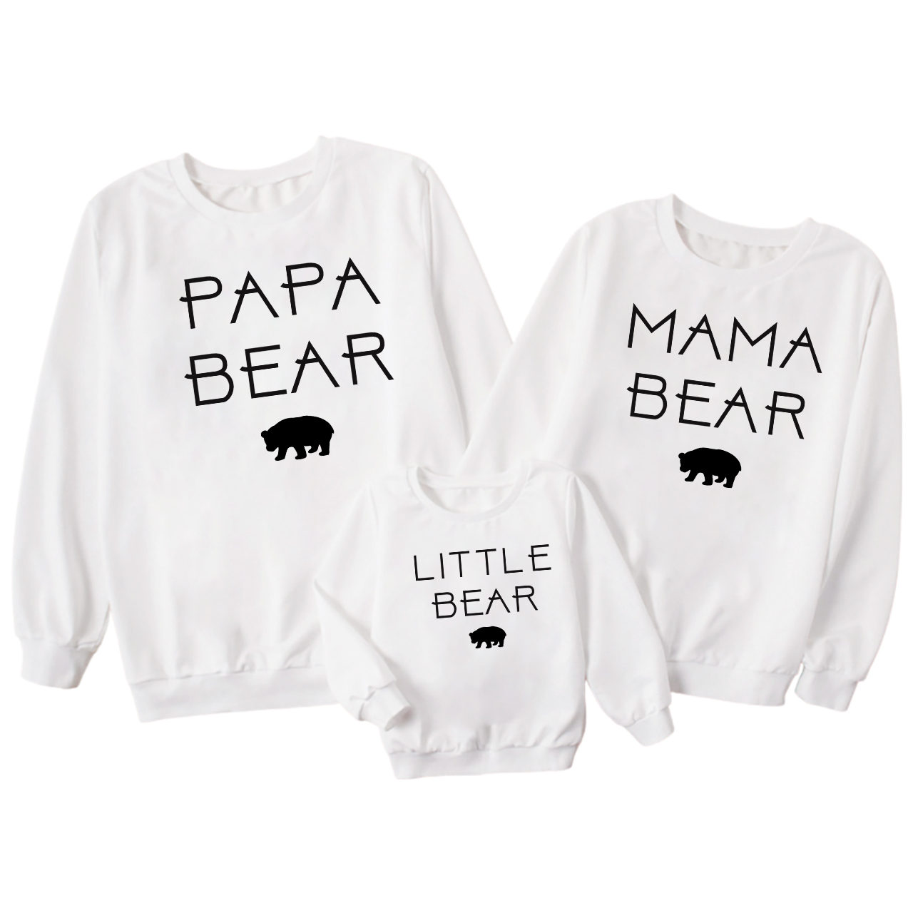 Bear Family Daily Family Matching Sweatshirts