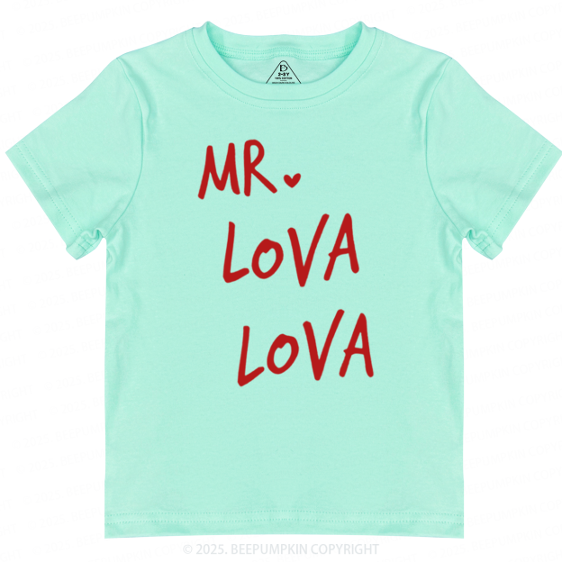Mr Steal Your Heart Valentines Day Toddler&Kids Tees Beepumpkin