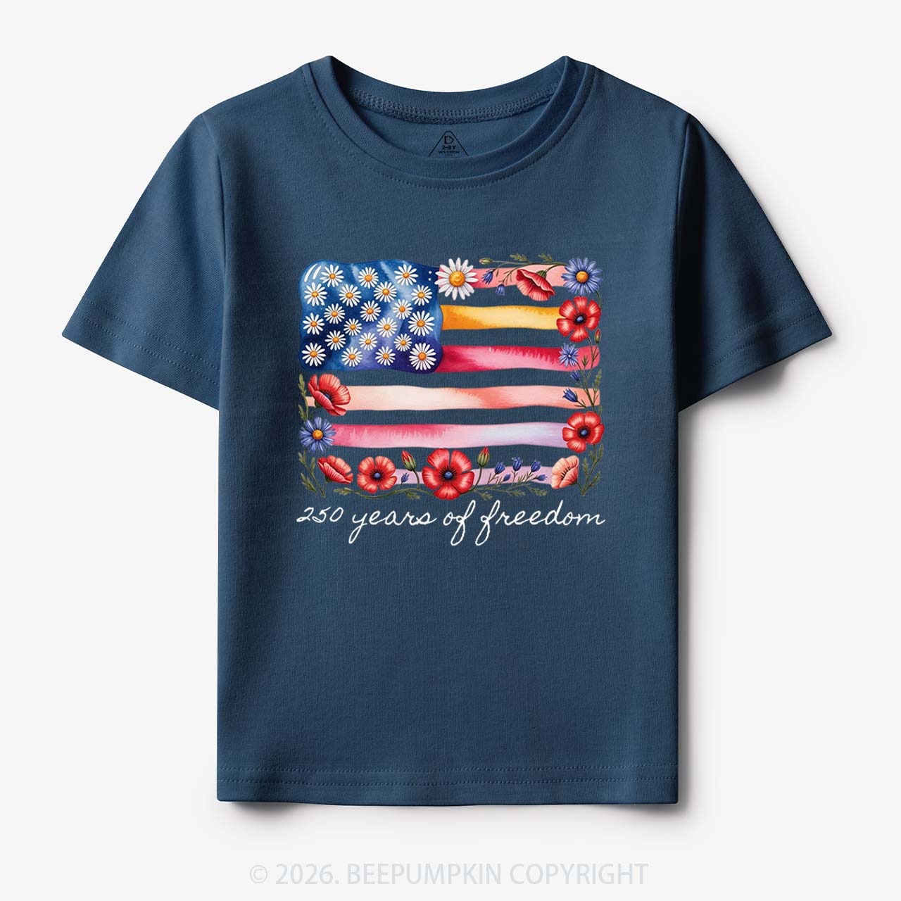 250 Years of Freedom Patriotic Toddler&Kid's Tees