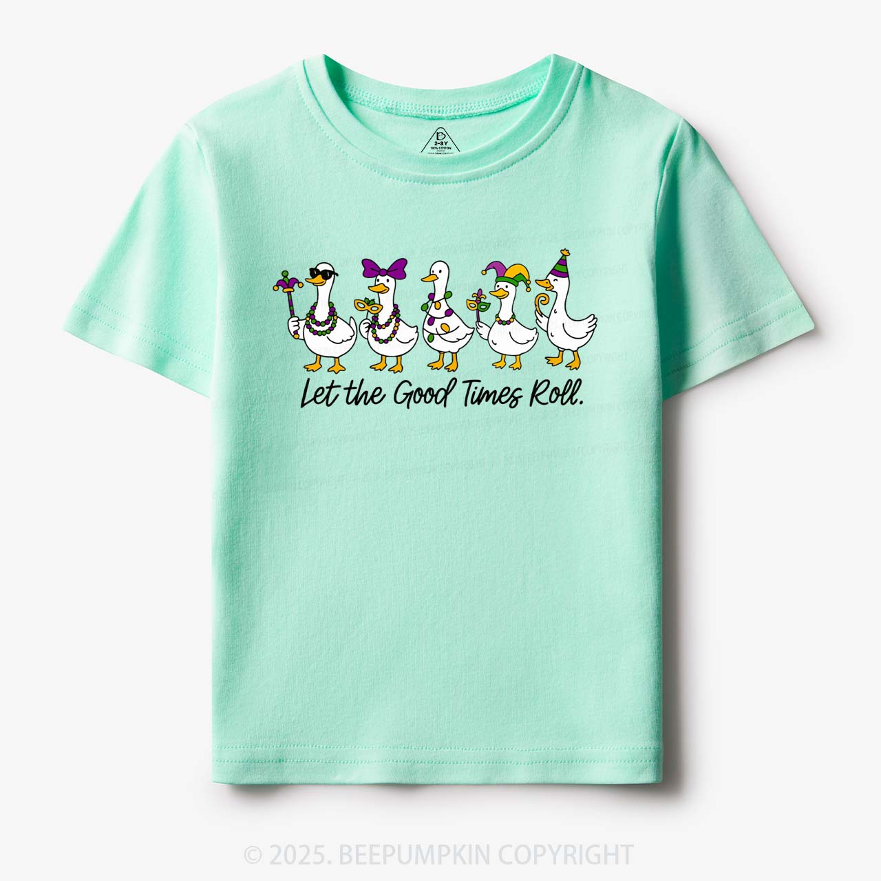 Silly Goose Mardi Gras Toddler&Kid's Tees Beepumpkin