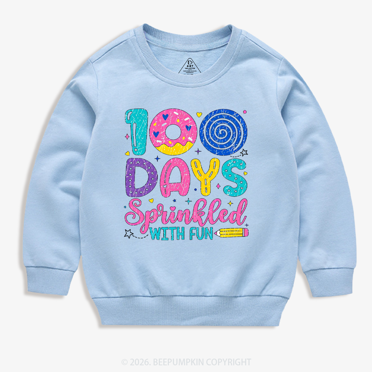100 Days Sprinkled With Fun Toddler&Kid's Sweatshirt