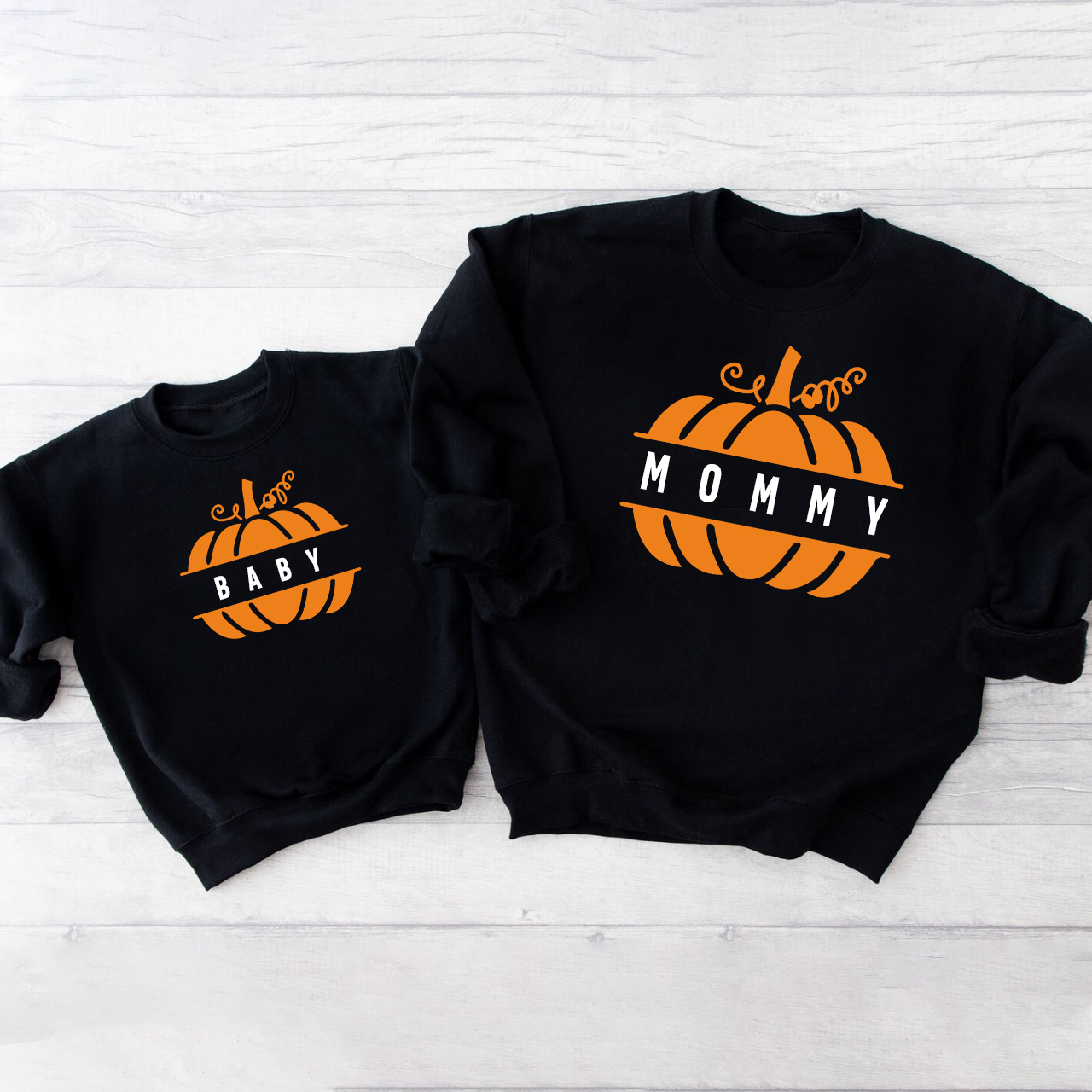 Family Halloween Cute Pumpkin Matching Sweatshirt