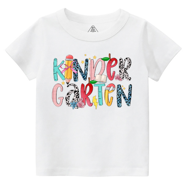 Personalized Colored Letters Toddler&Kid's Tees Beepumpkin 