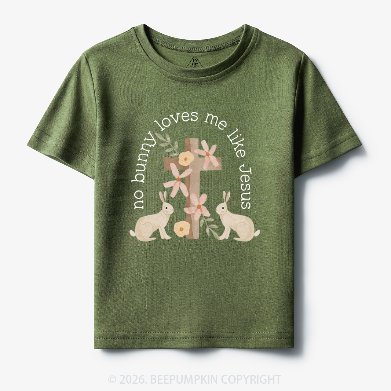 No Bunny Loves Me Like Jesus Toddler&Kid's Tees