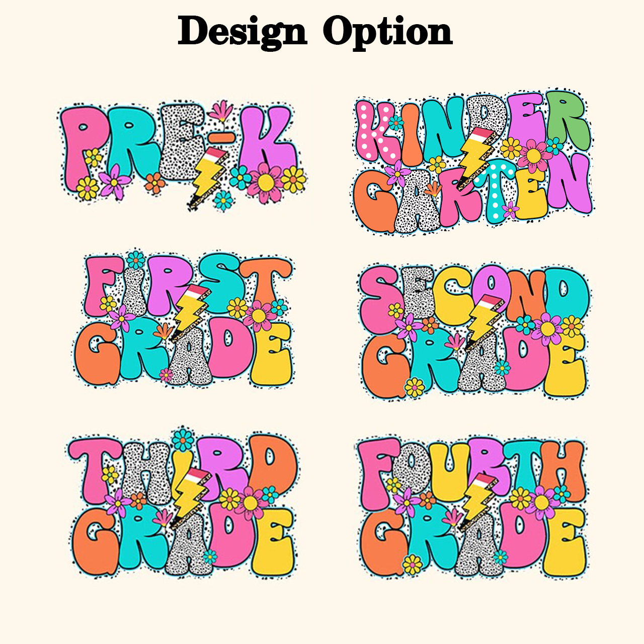 Personalized Retro Back To School Toddler&Kids Washed Tees