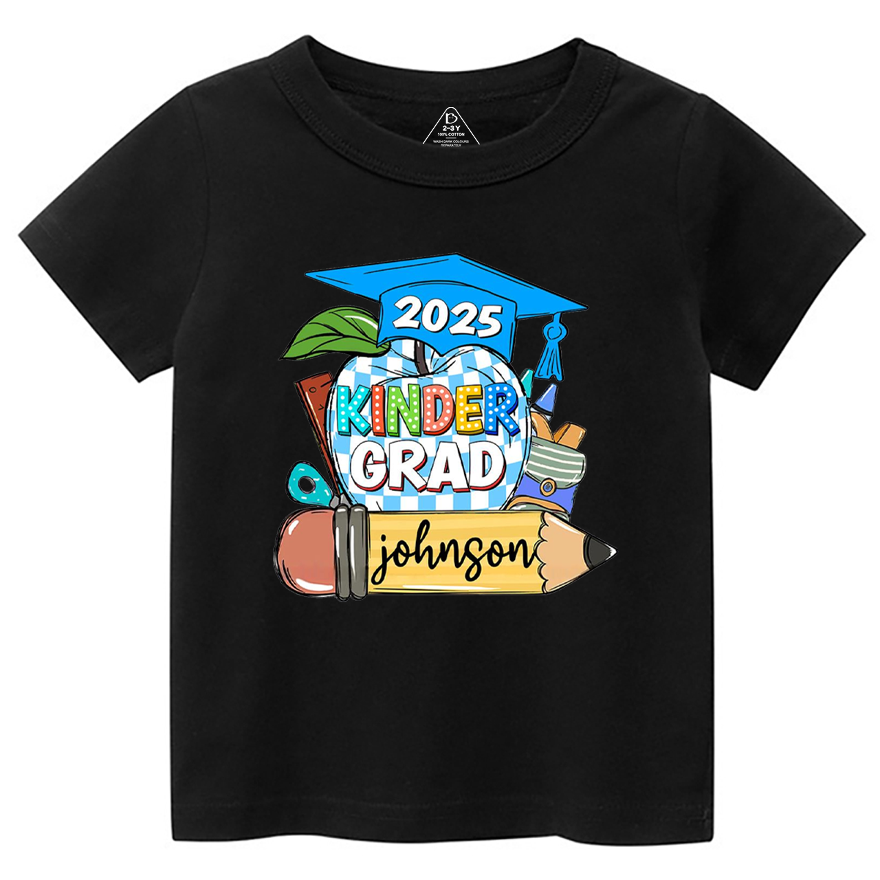 Personalized Kindergarten Graduation Toddler&Kid's Tees Beepumpkin 