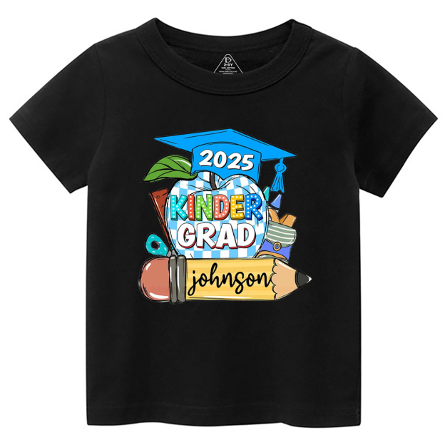 Personalized Kindergarten Graduation Toddler&Kid's Tees Beepumpkin 