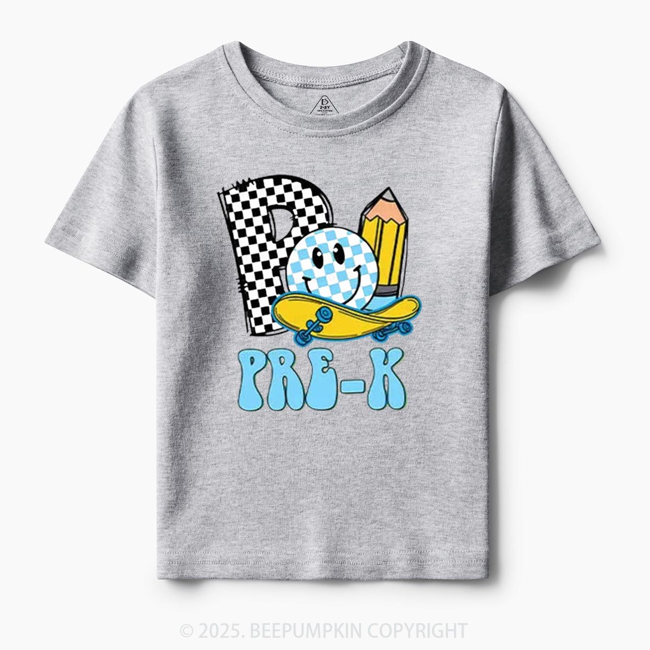 Personalized Pencil & Board Crew Toddler&Kid's Tees Beepumpkin