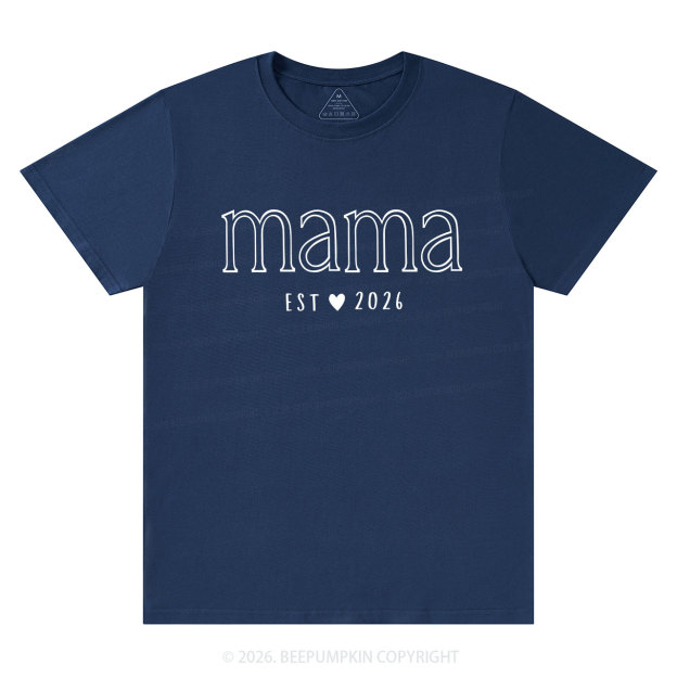 Personalized Year New Mom Gift Tee