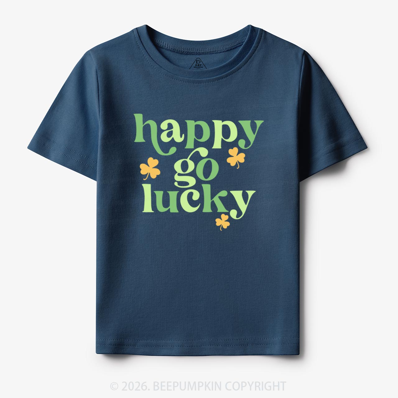 Happy Go Lucky St. Patrick's Day Toddler&Kid's Tees Beepumpkin