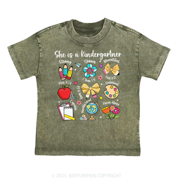 Personalized Bright & Brilliant Grader Toddler&Kids Washed Tees