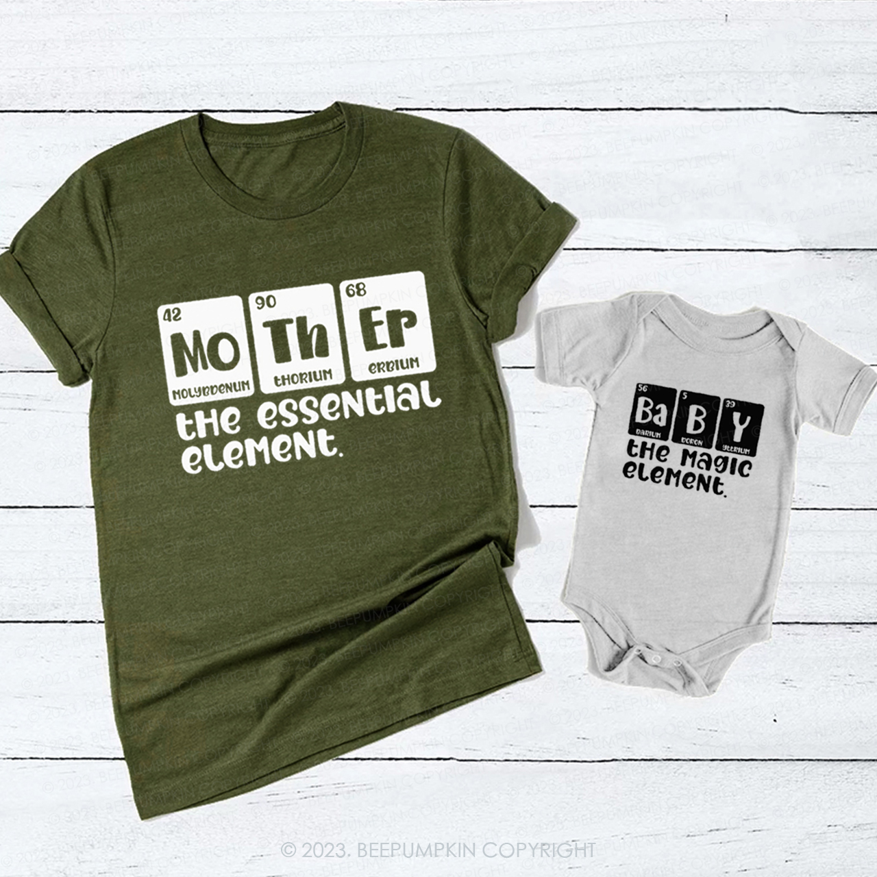 Mother The Essential Element T-Shirts For Mom&Me