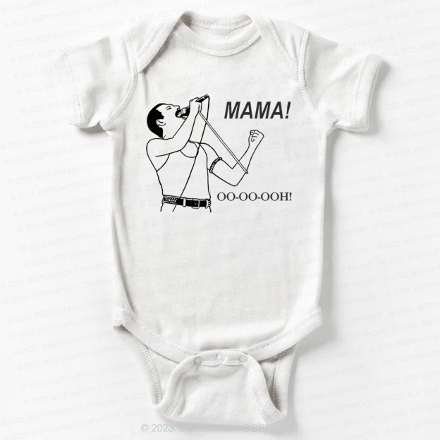 Mama Oo - Oo - Ooh - Queen Bodysuit For Baby