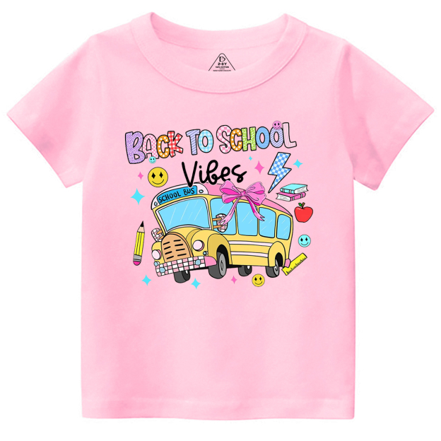 Personalized School Bus Toddler&Kid's Tees Beepumpkin 
