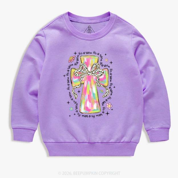 Pastel Easter Christian Kid's Sweatshirt