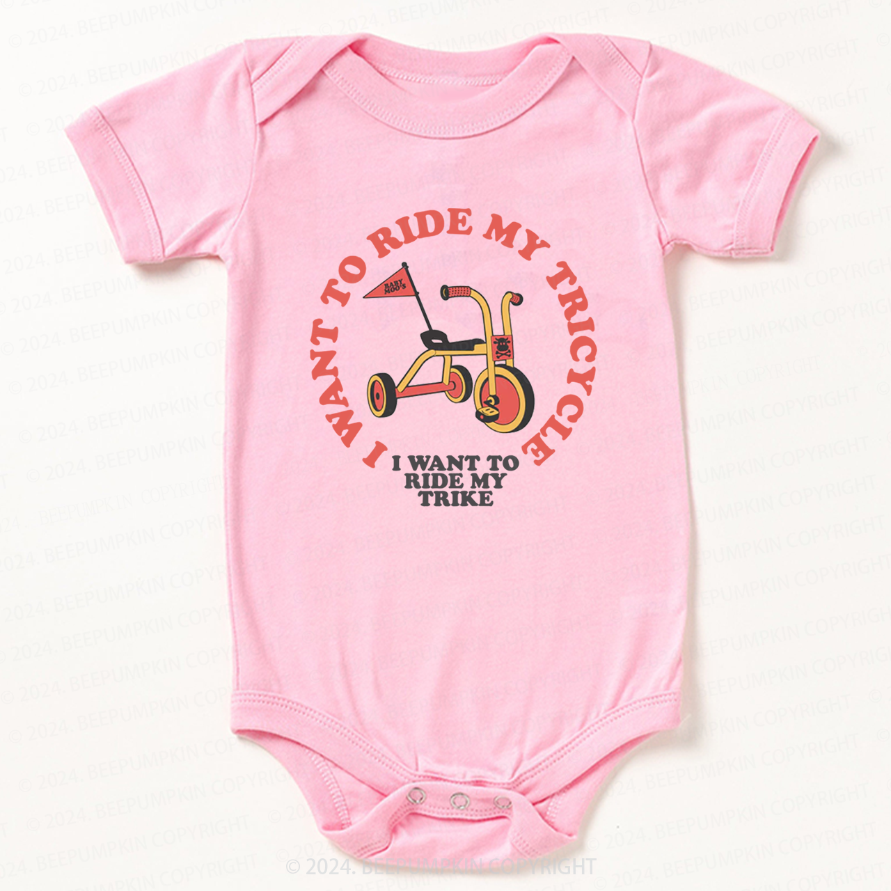 Queen Ride My Trike Bodysuit For Baby 8