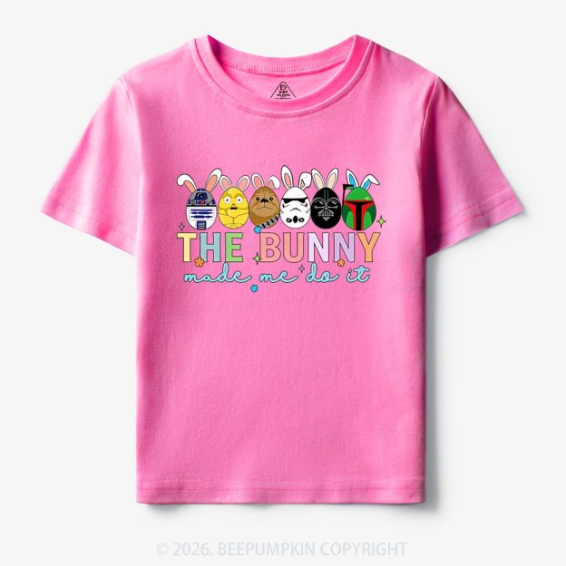 Cute Cartoon Characters Happy Easter Toddler&Kid's Tees Beepumpkin