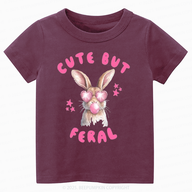 Cute But Feral Toddler&Kid's Tees Beepumpkin