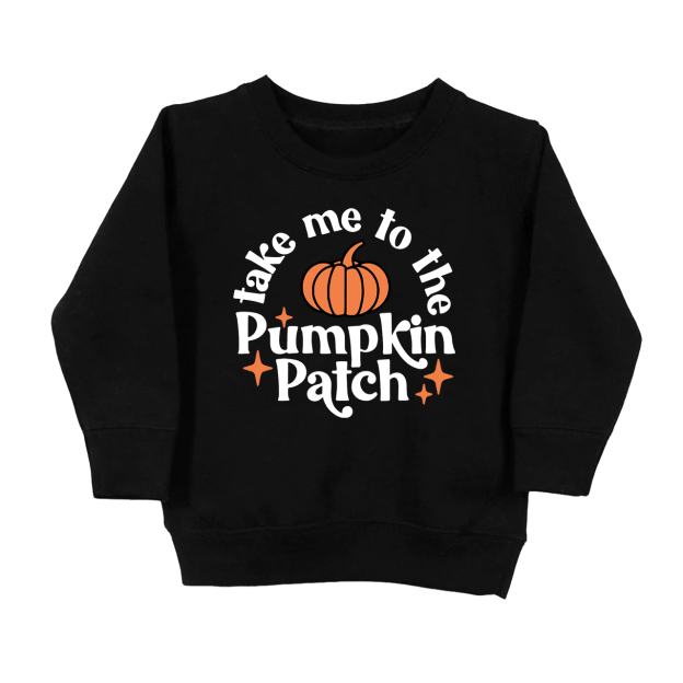 Take Me To The Pumpkin Patch Halloween Toddler Sweatshirt