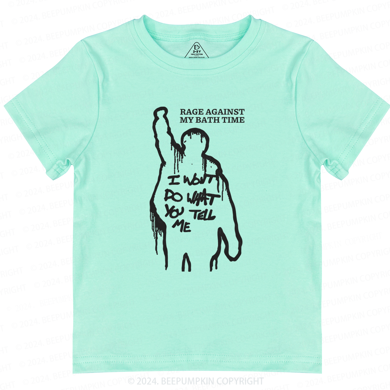 Rage Against My Bath Time Toddler&Kids Tees 7