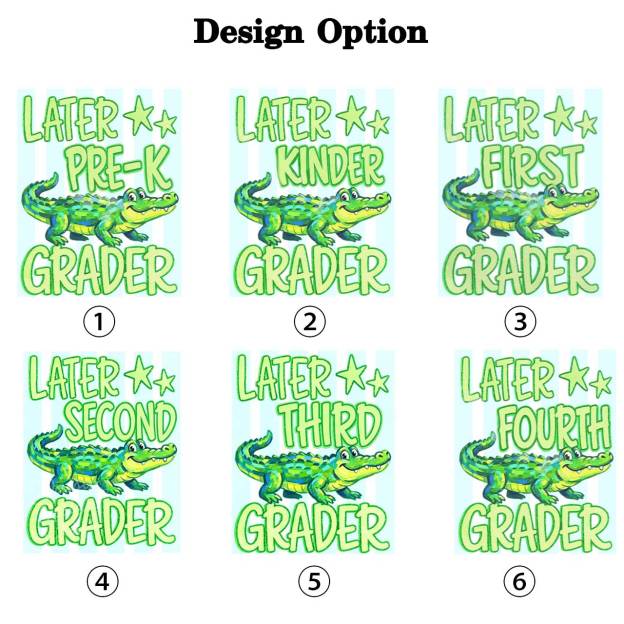 Later Gator Pre-k 1st/2nd/3rd/4th/5th Grade Toddler&Kid's Tees