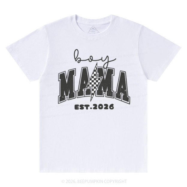 Personalized Boy Mama Est Date T-Shirts