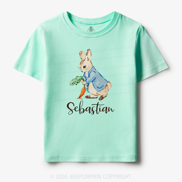 Personalized Little Bunny & Carrot Club Toddler&Kid's Tees