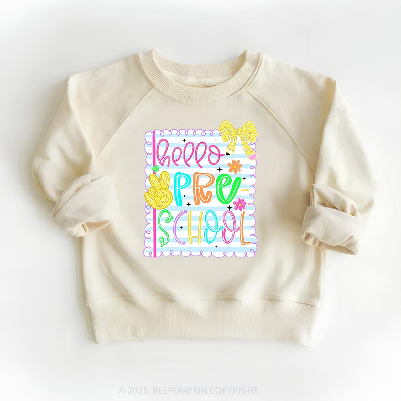 Personalized Back-To-School Greetings Kid's Sweatshirt