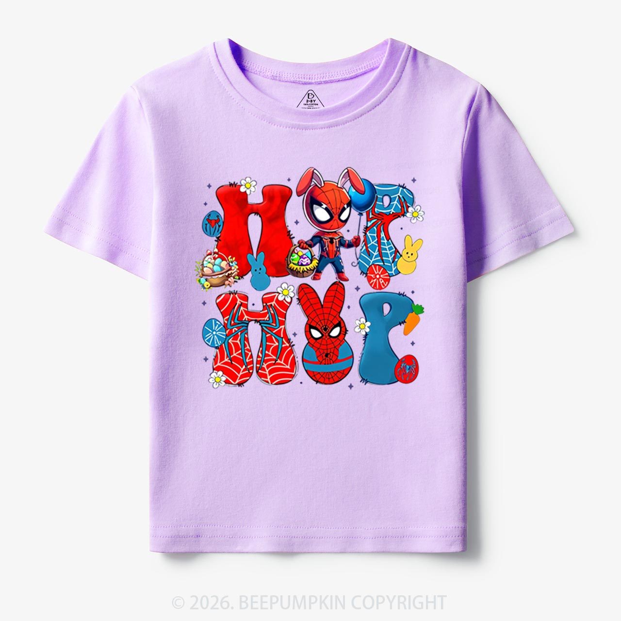 Cartoon Easter Bunny Toddler&Kid's Tees Beepumpkin