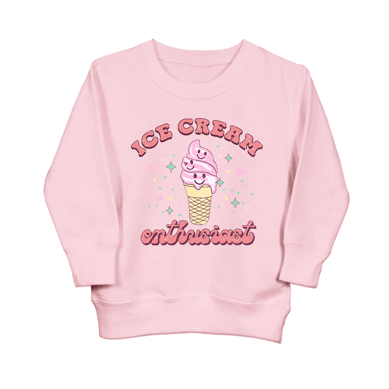 Ice Cream Enthusias Kids Sweatshirt