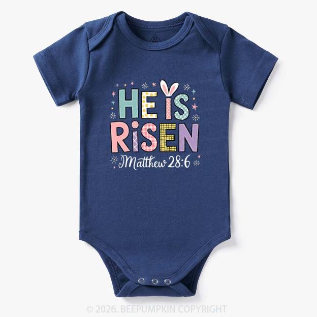 He is Risen Easter Joy Bodysuit