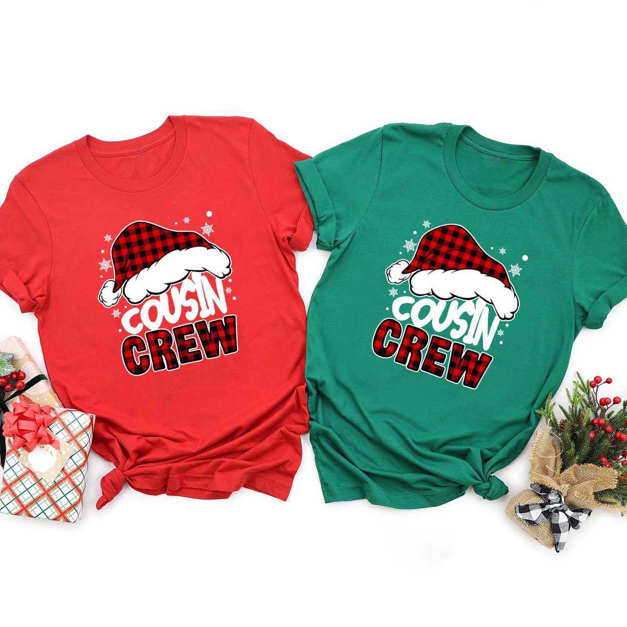 Cousin Crew Christmas Family Matching Shirt