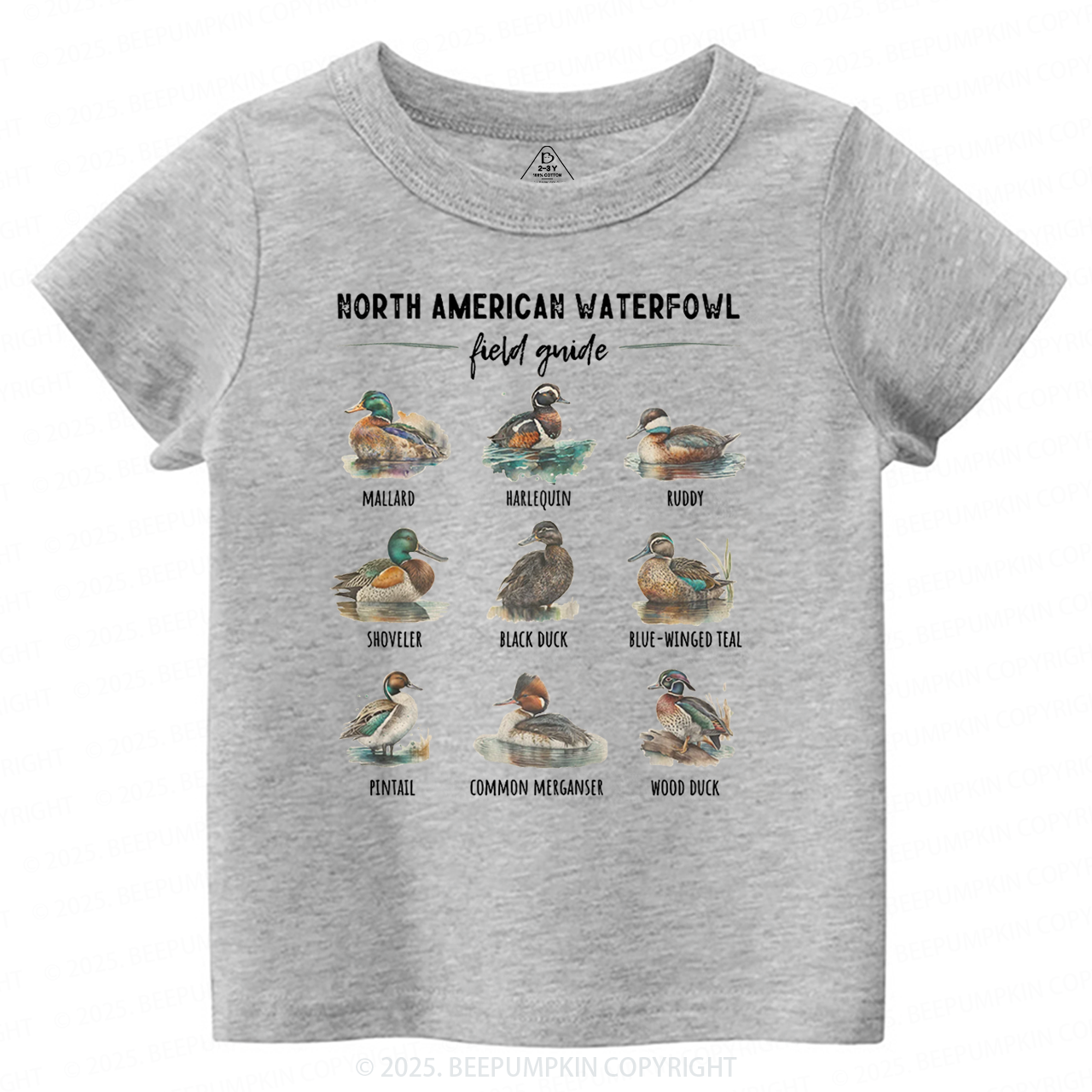 Ducks of North America Toddler&Kid's Tees Beepumpkin