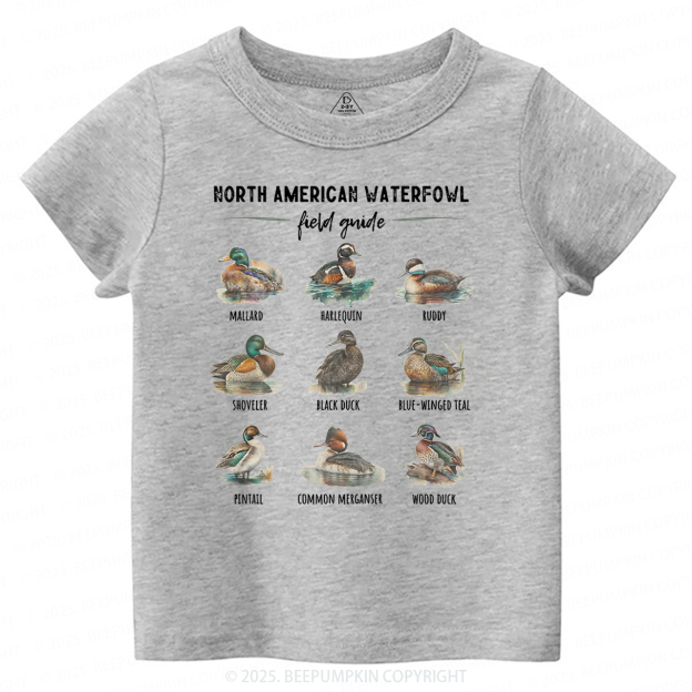 Ducks of North America Toddler&Kid's Tees Beepumpkin